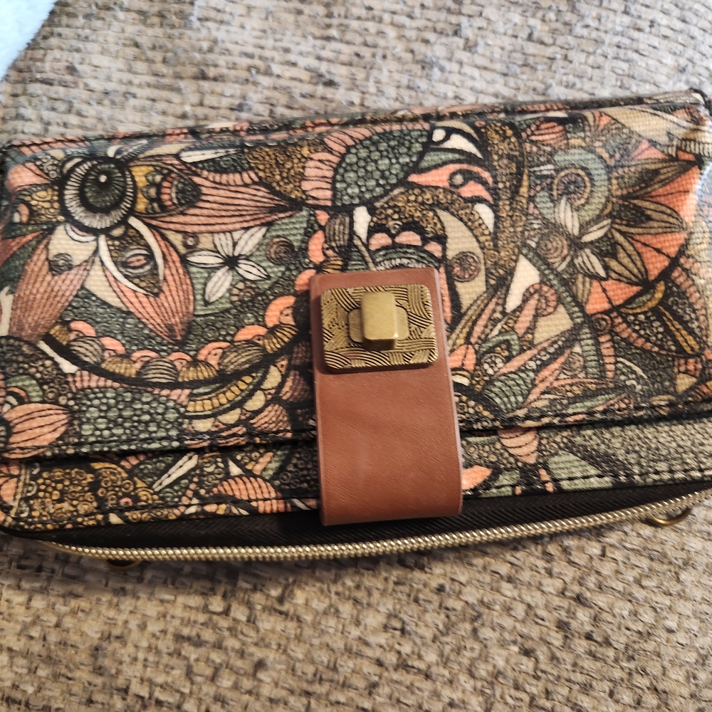 Sakroots Floral Patterned Clutch Wallet